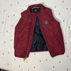 Timberland Kids Maroon Puffer Vest